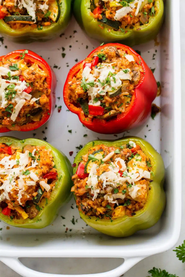 Vegetarian Stuffed Peppers