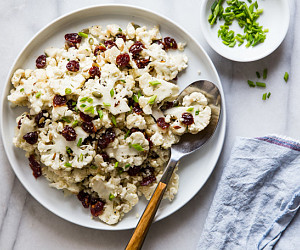 Cauliflower Tart Cherry Salad