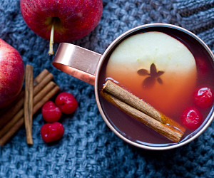 Mulled Tart Cherry Apple Cider