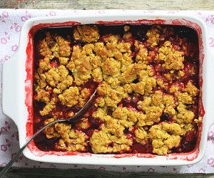 Tart Cherry Dump Cake